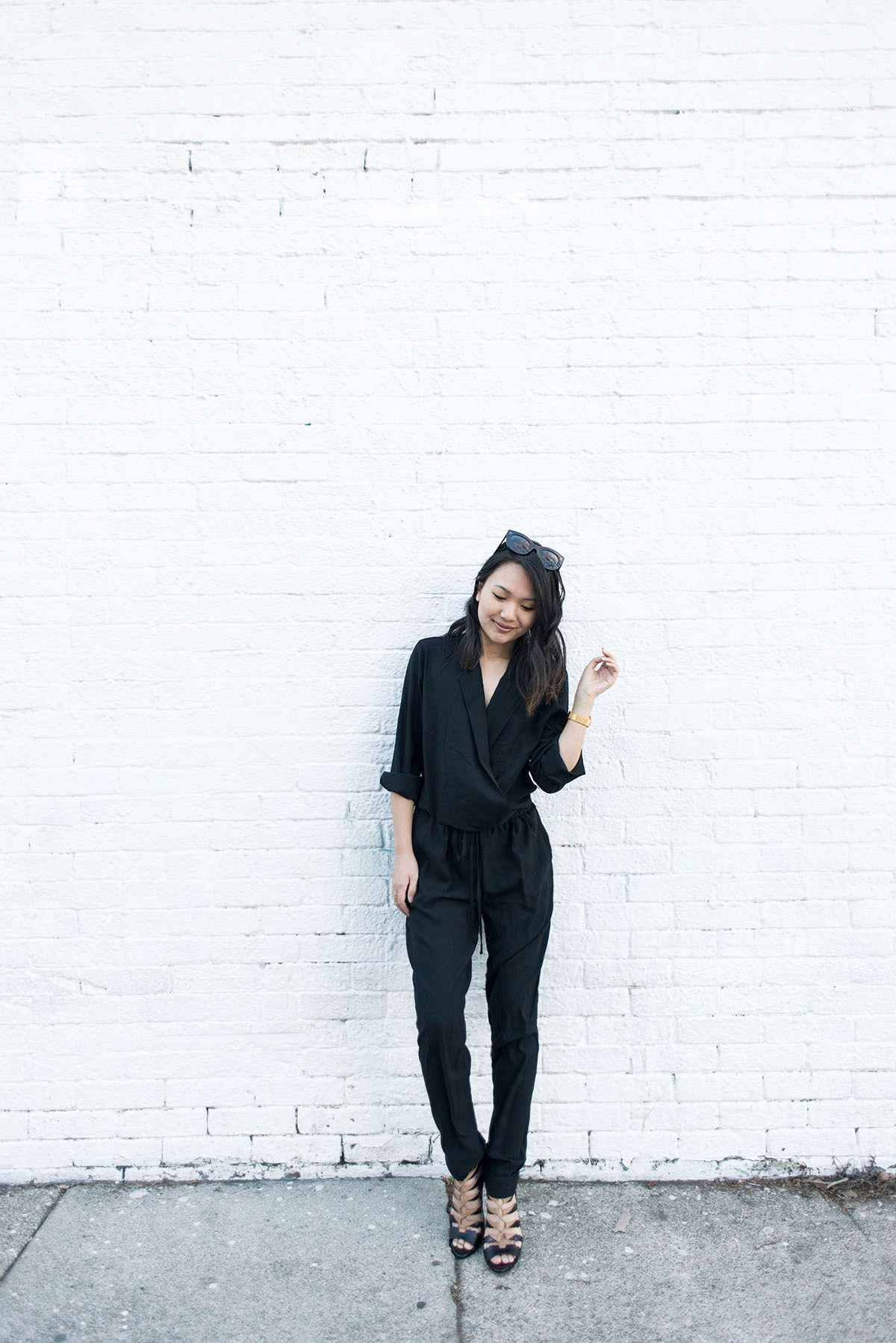 Black jumpsuit