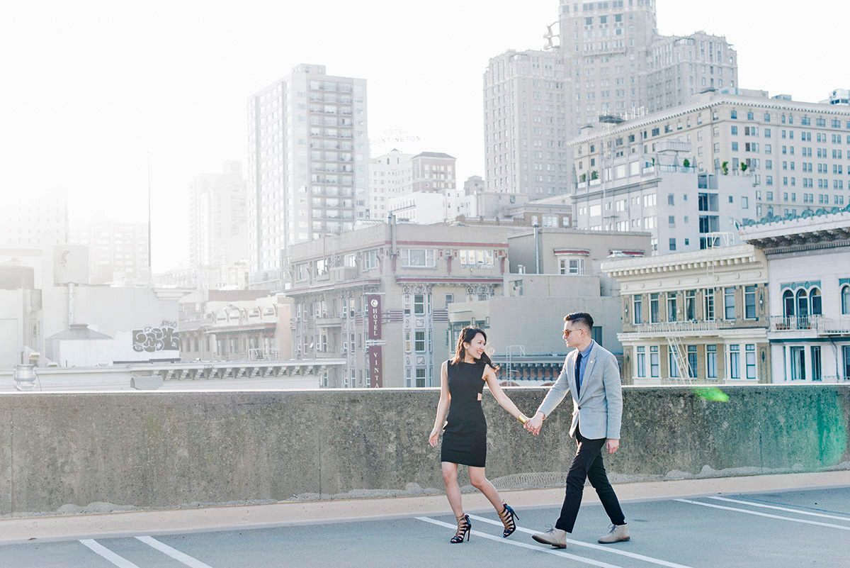 rooftop couples photos