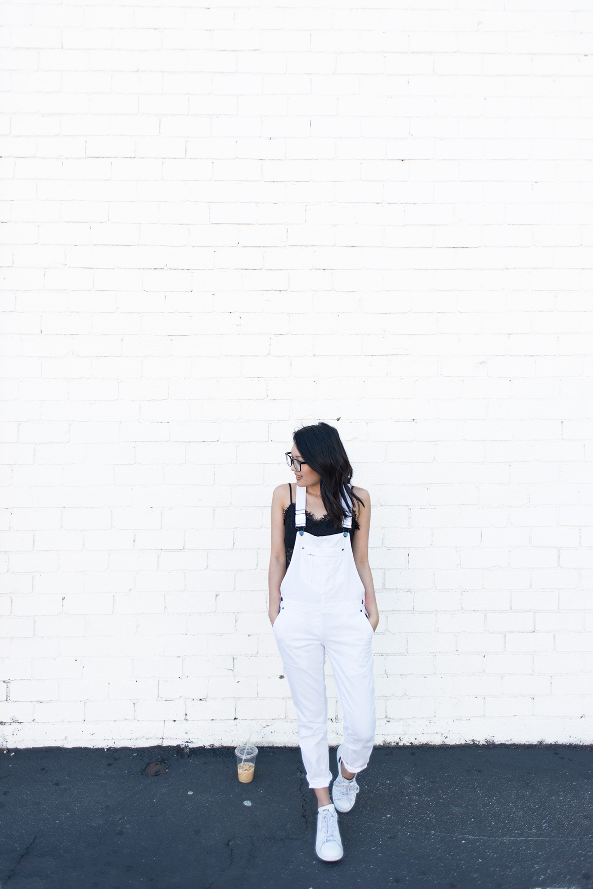 white overalls
