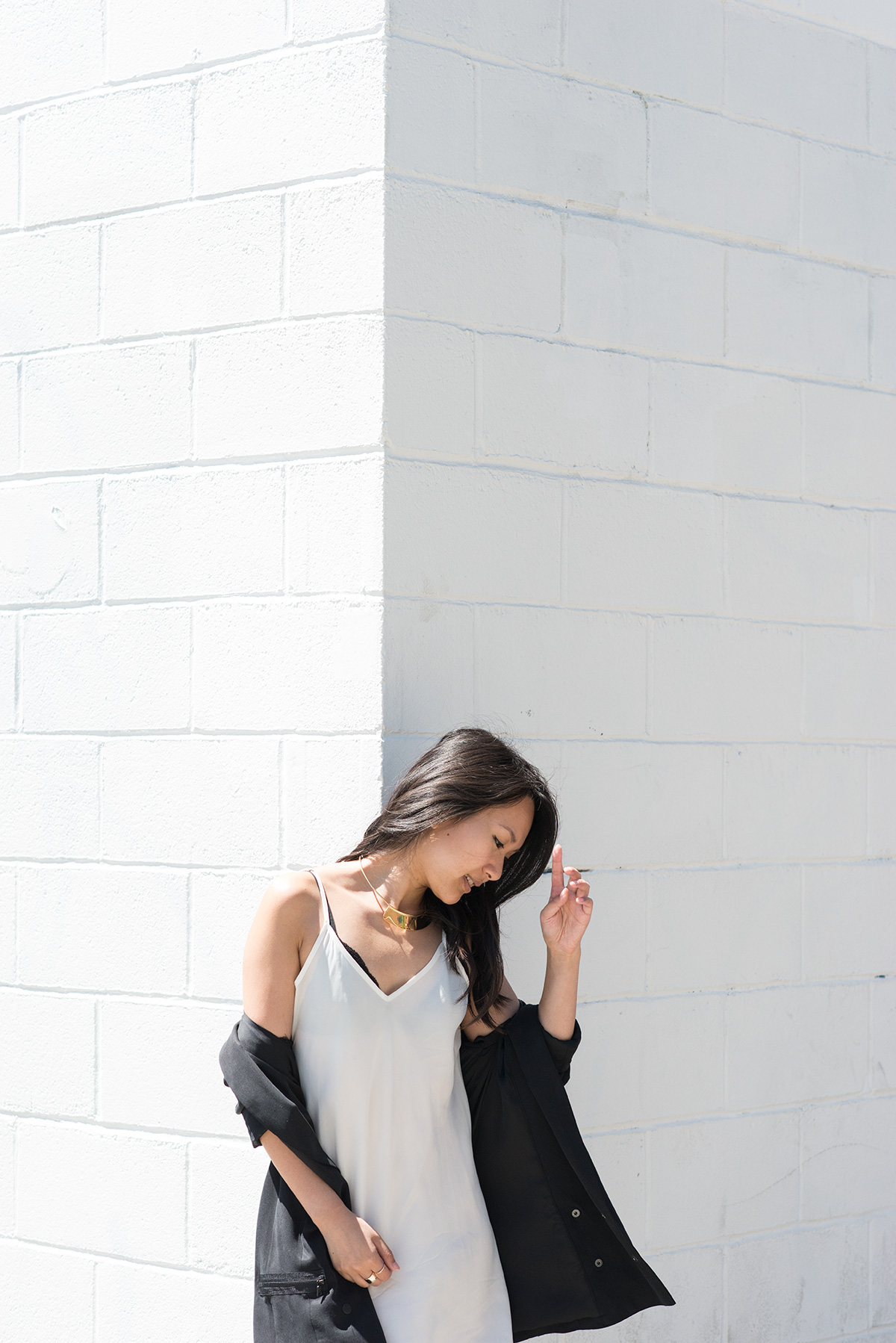 lou and grey slip dress