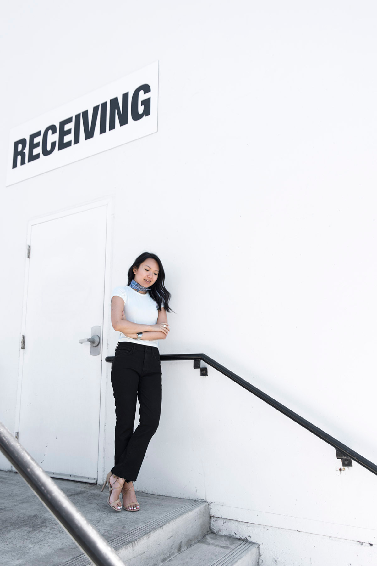 Mother Insider Crop Step Fray