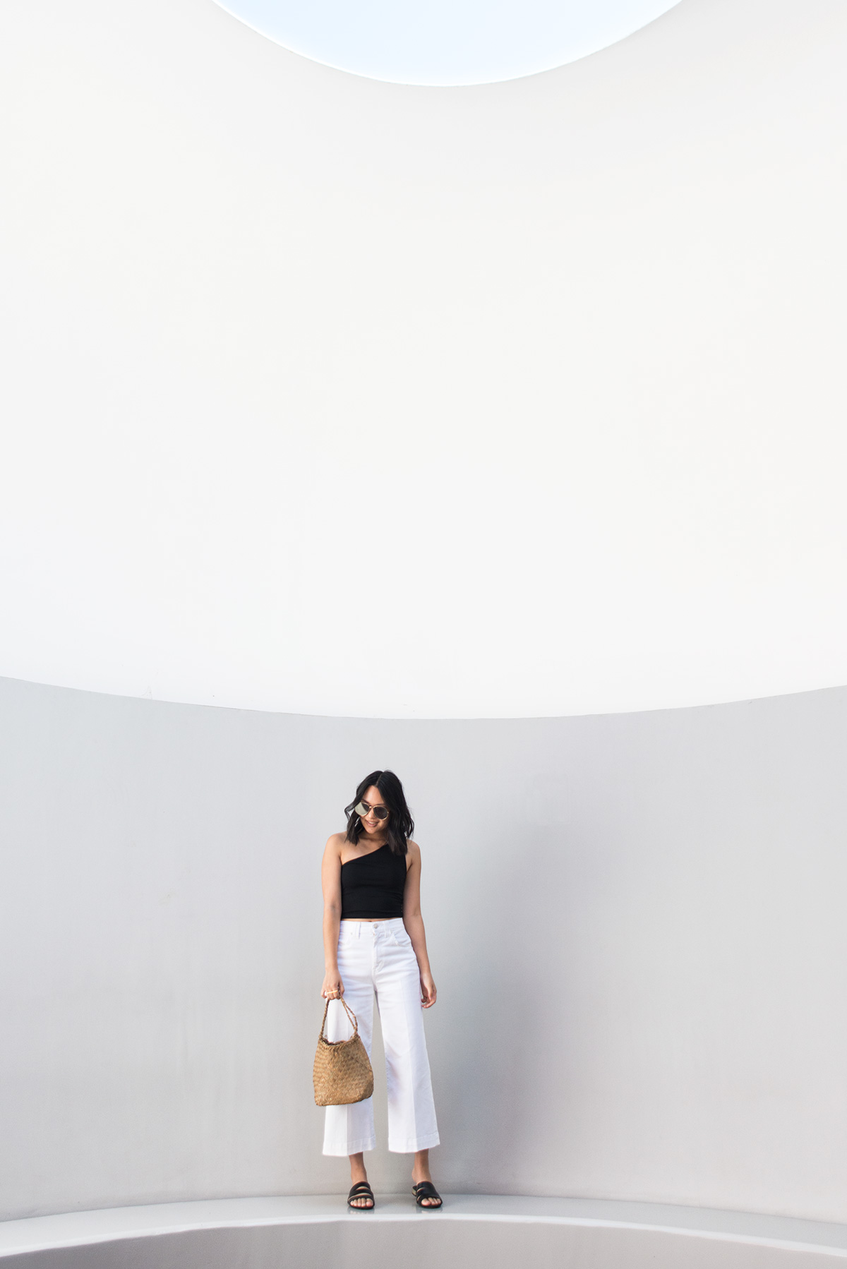 white culottes