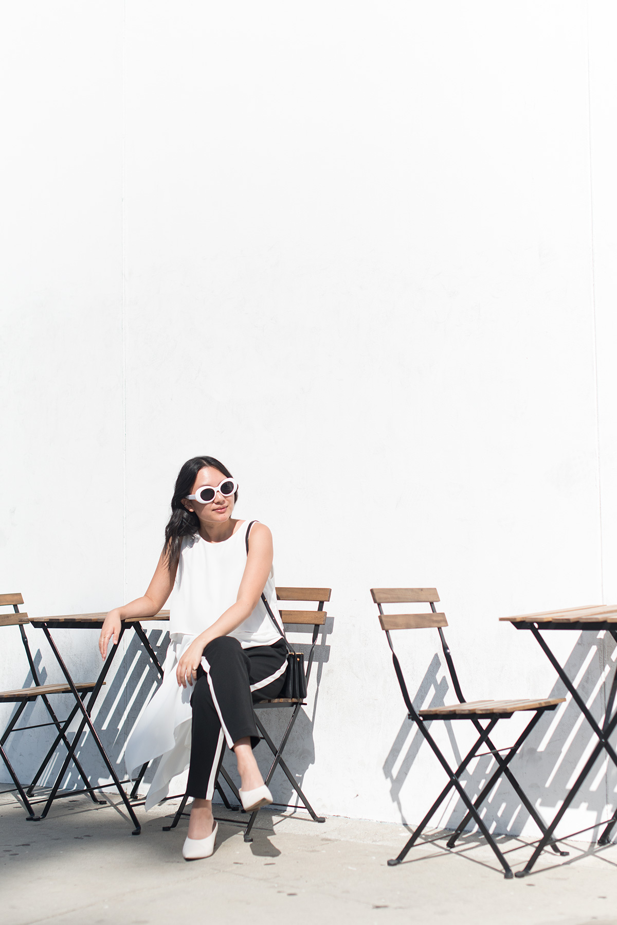 side stripe trousers