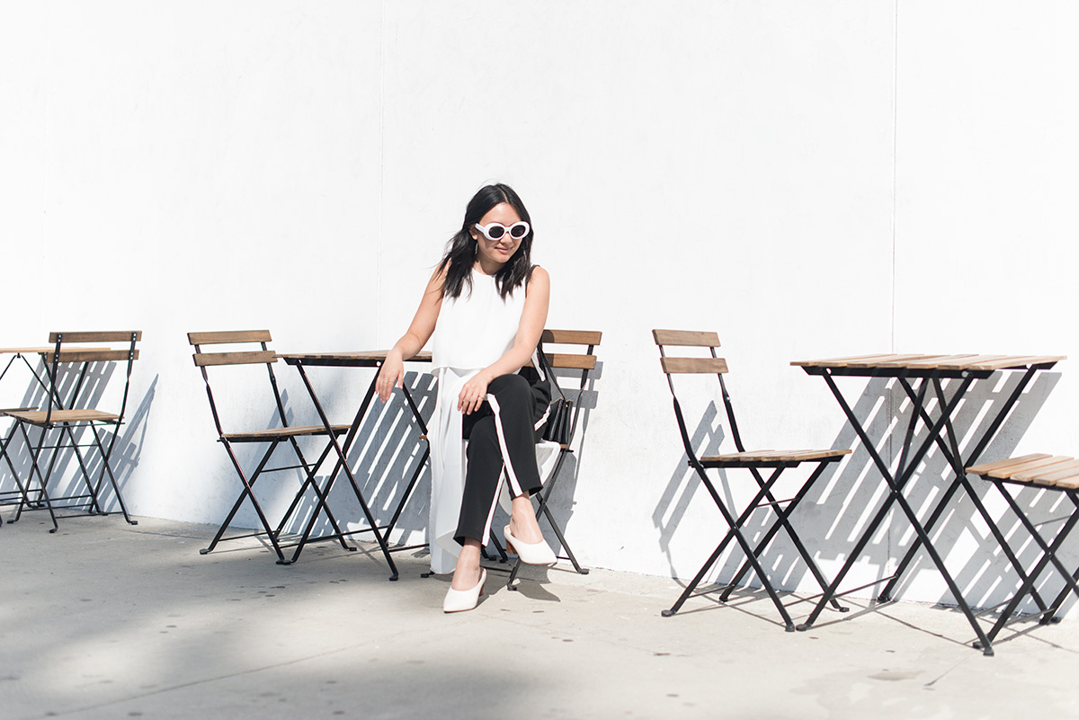 side stripe trousers