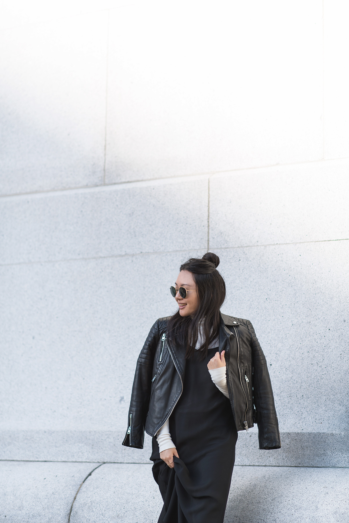 AllSaints Papin Leather Jacket