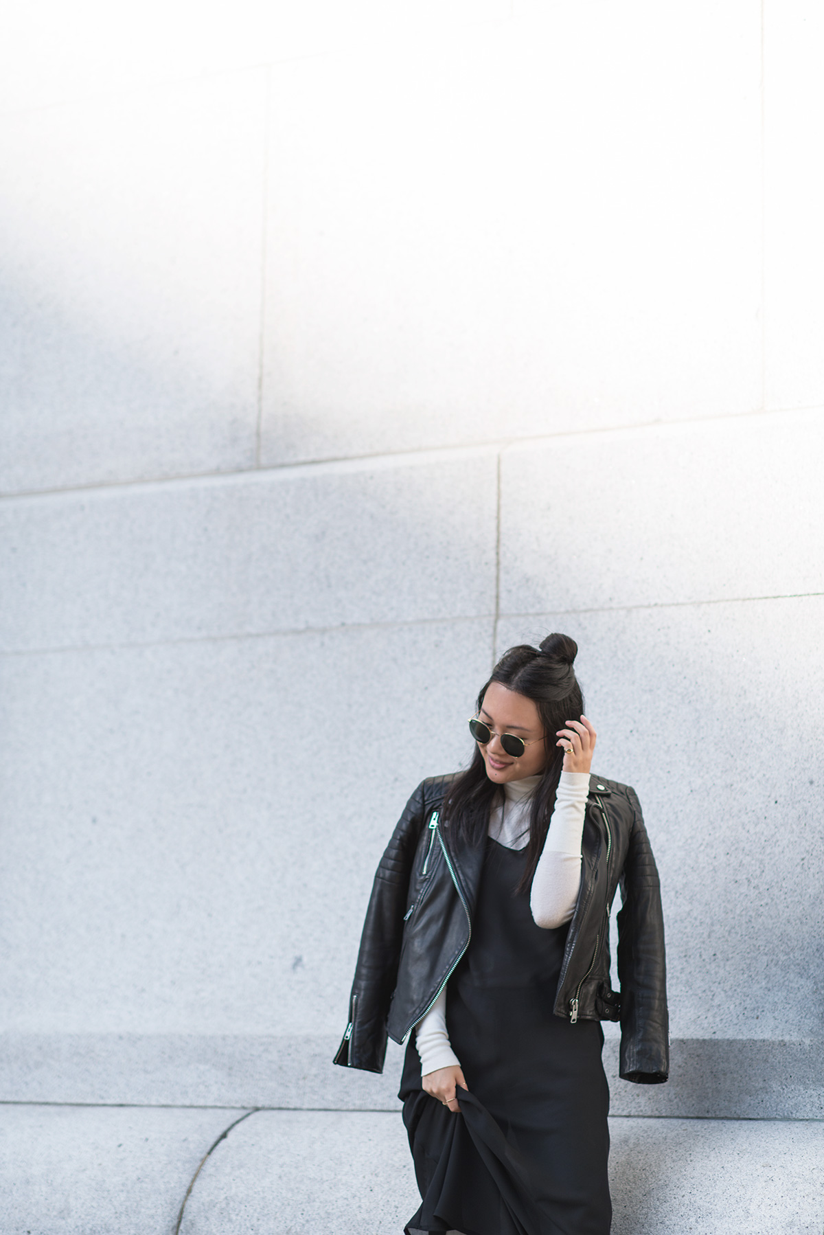 AllSaints Papin Leather Jacket