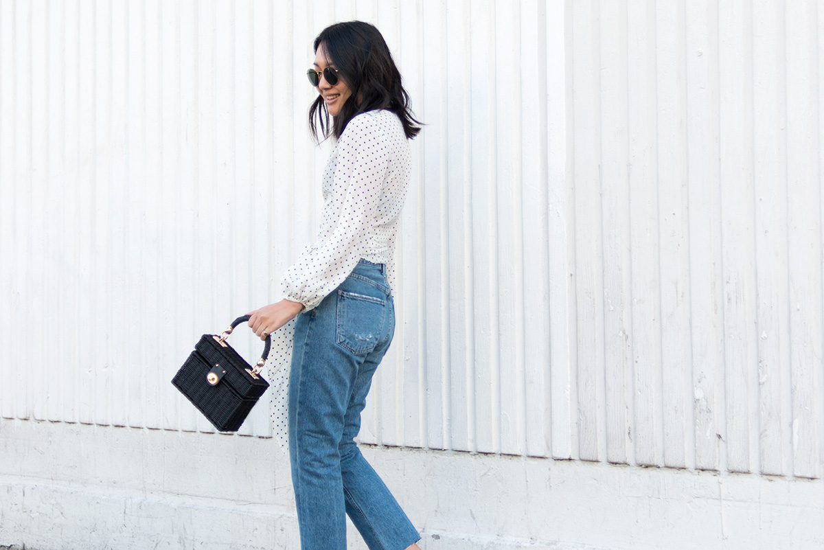 AGOLDE Cigarette Low Slung Straight Jeans in Passenger