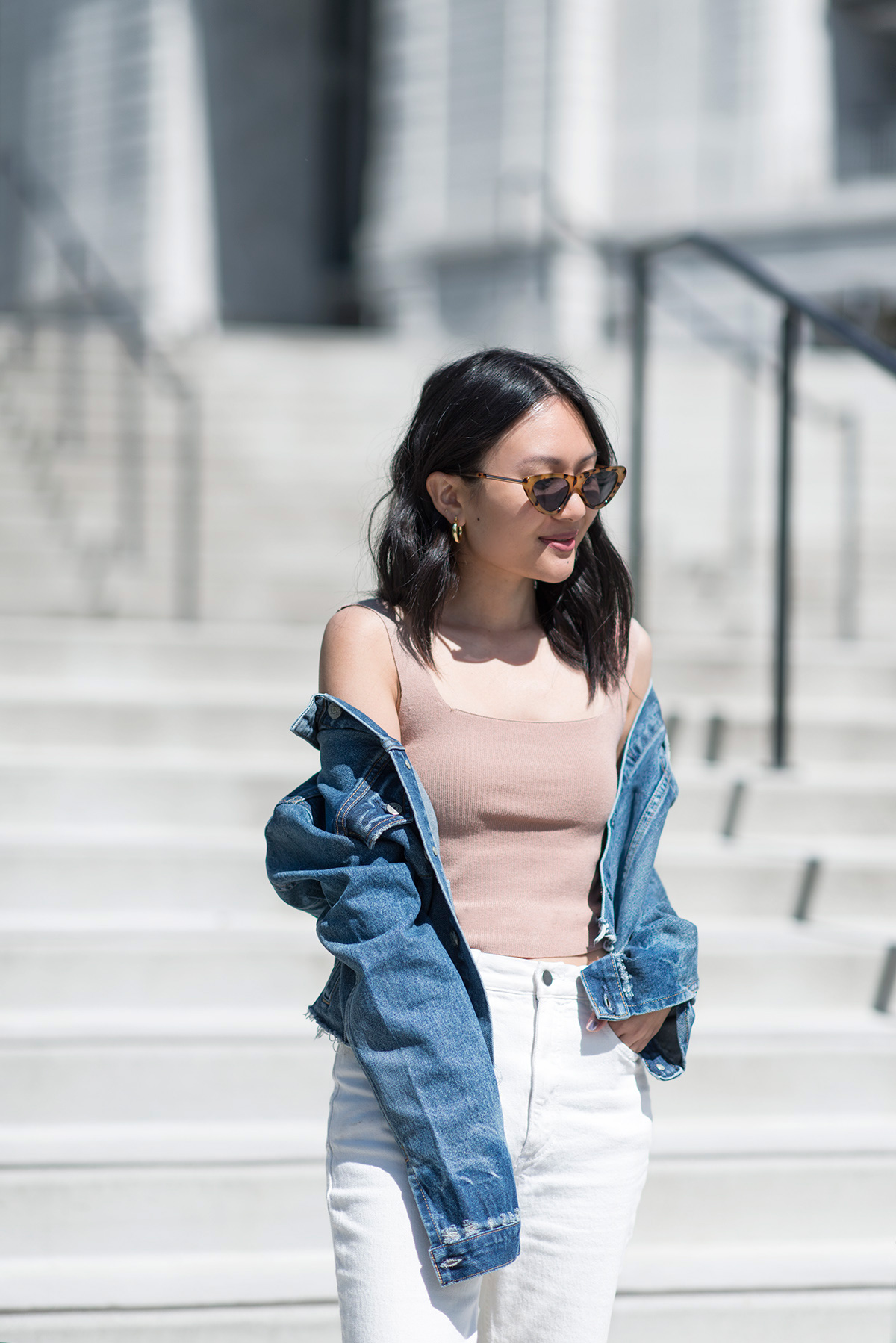 Topshop Pointy Polly Frame Sunglasses