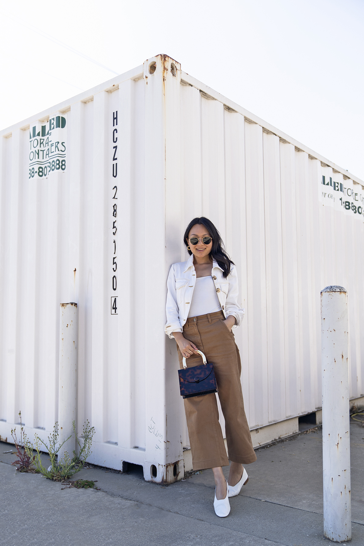 Everlane Wide Leg Crop Pant