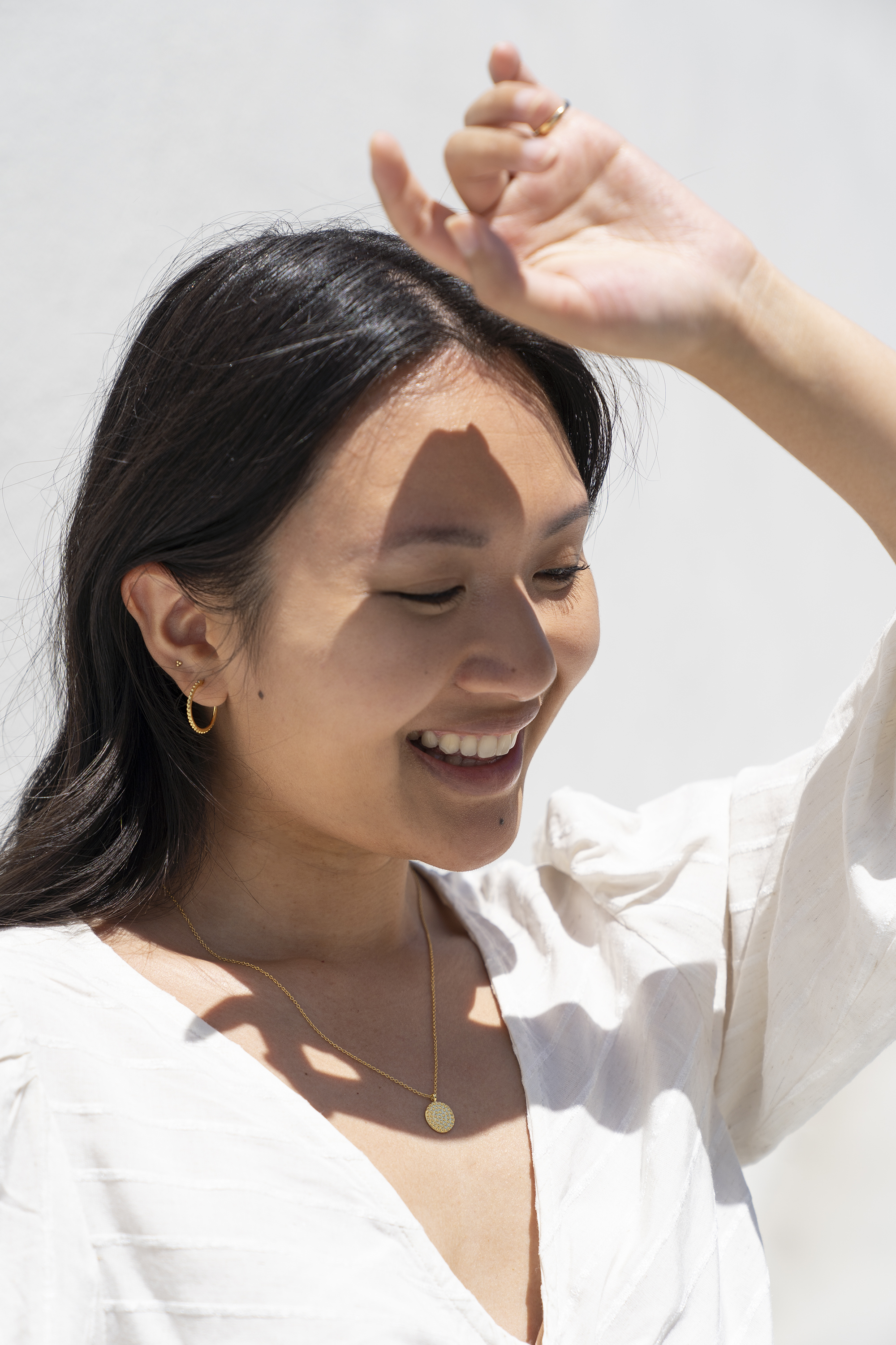 Gorjana Bali necklace and earrings