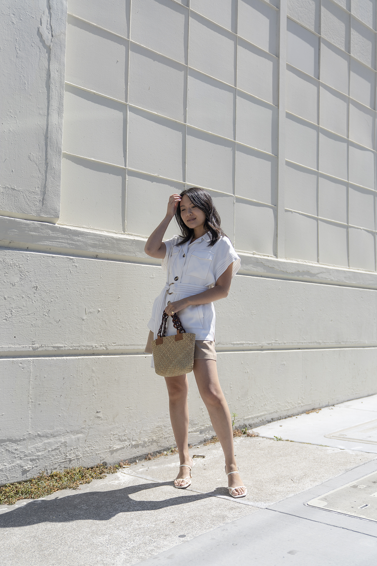 Topshop Utility Belted Blazer