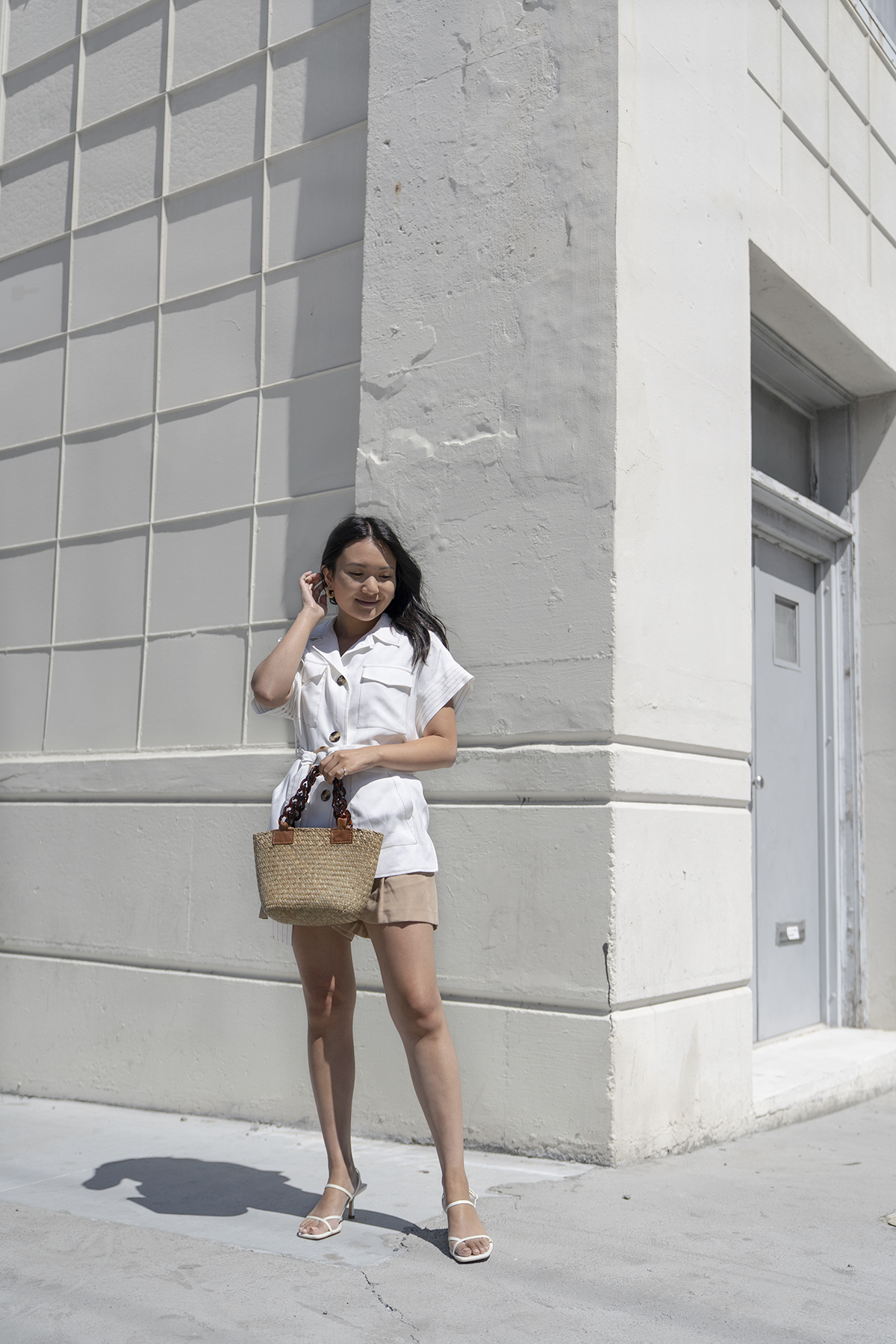 Topshop Utility Belted Blazer