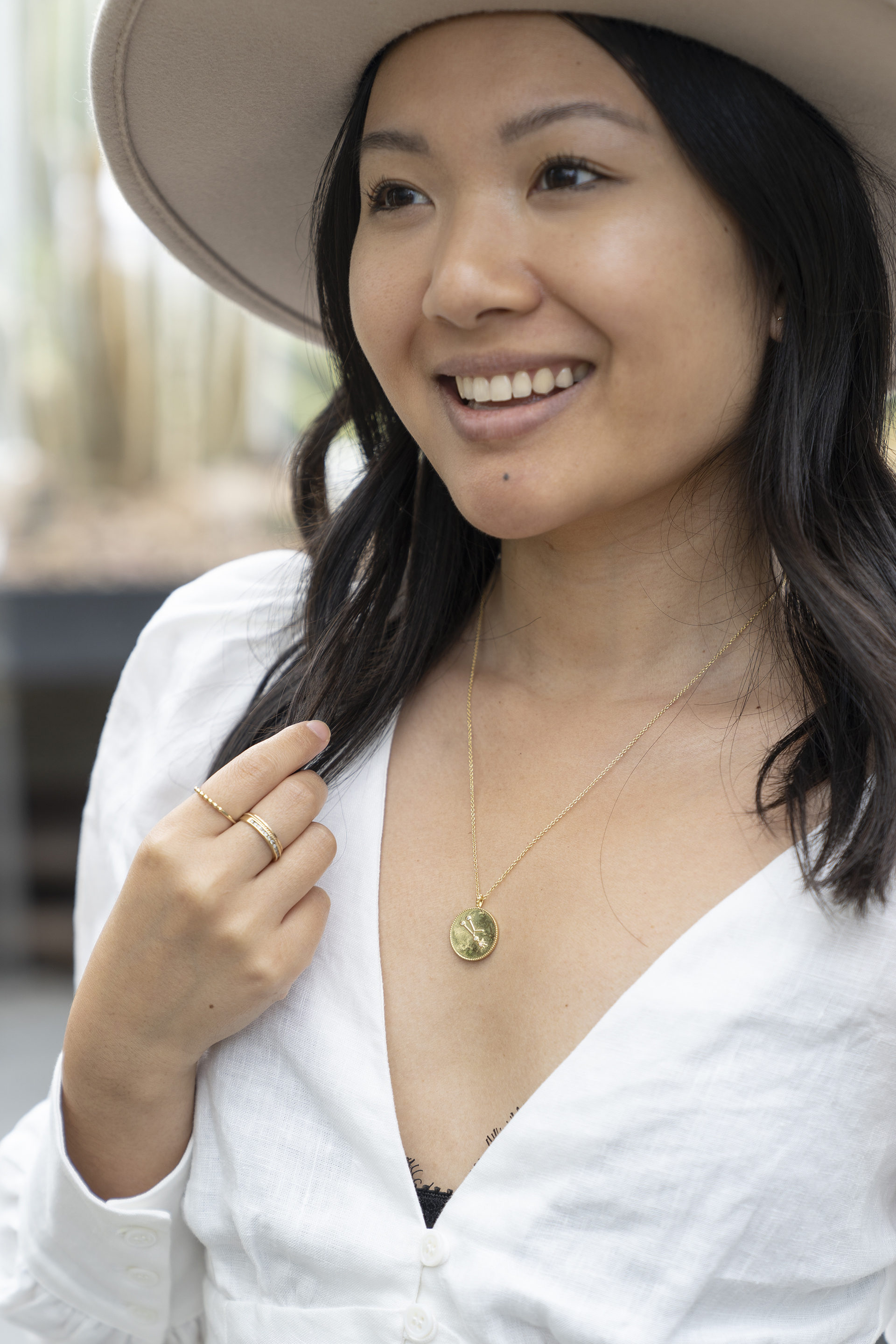 Gorjana Astrology Coin Necklace