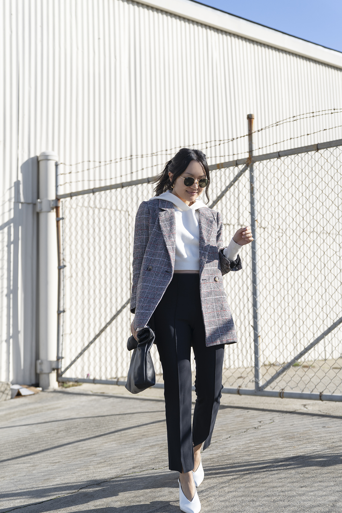 Azalea Shiloh Plaid Jacket