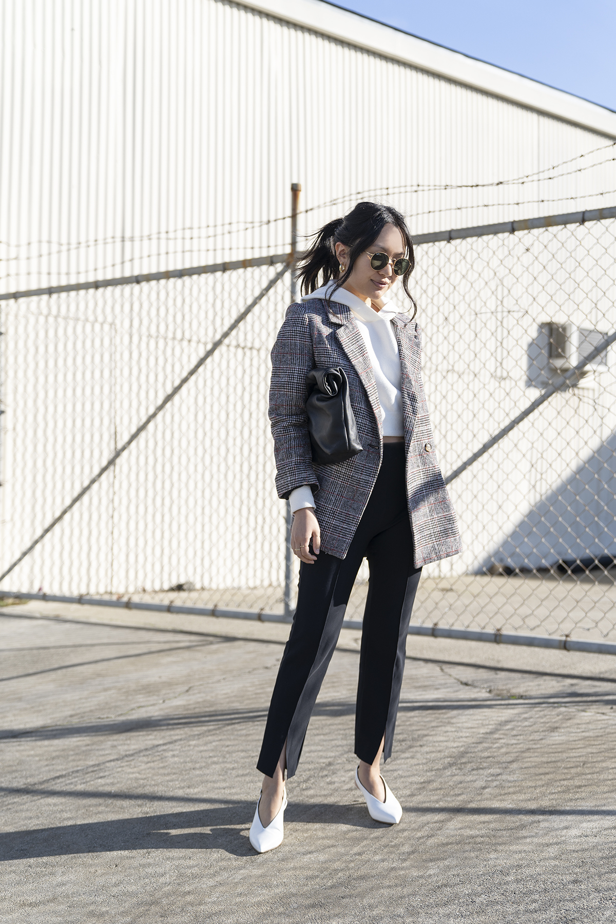 Azalea Shiloh Plaid Jacket