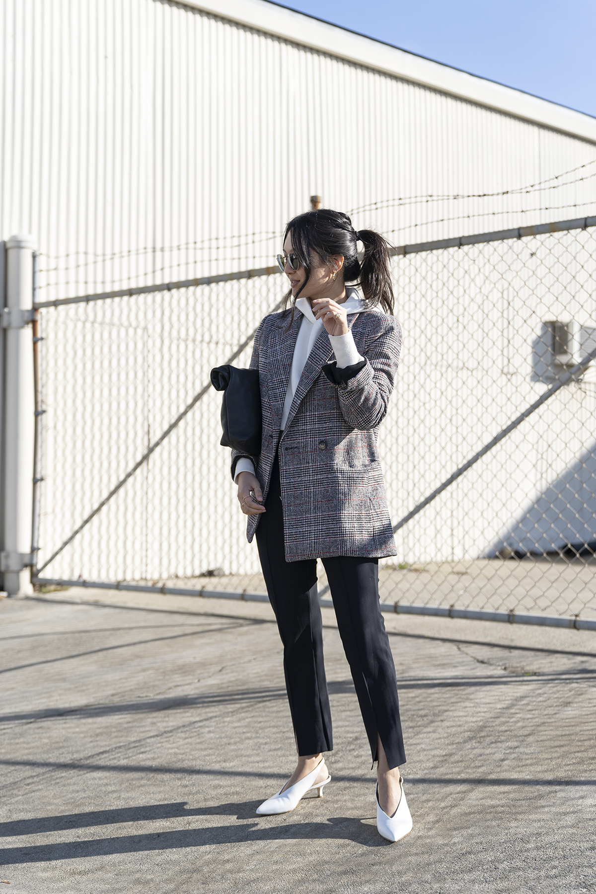 Azalea Shiloh Plaid Jacket