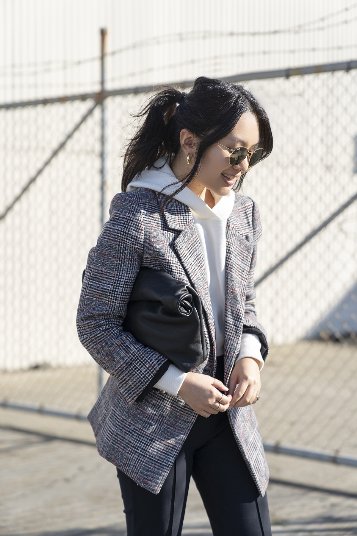 Azalea Shiloh Plaid Jacket