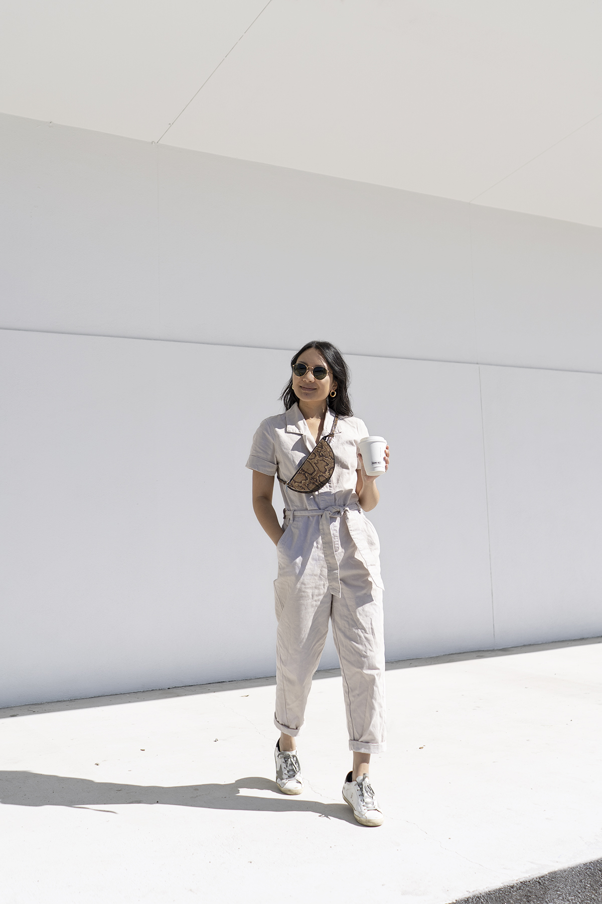Utility jumpsuit outfit