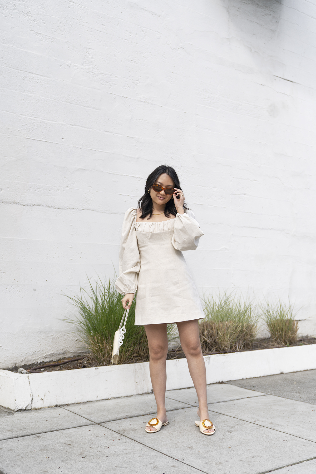 C/MEO Ask Anything Long Sleeve Dress