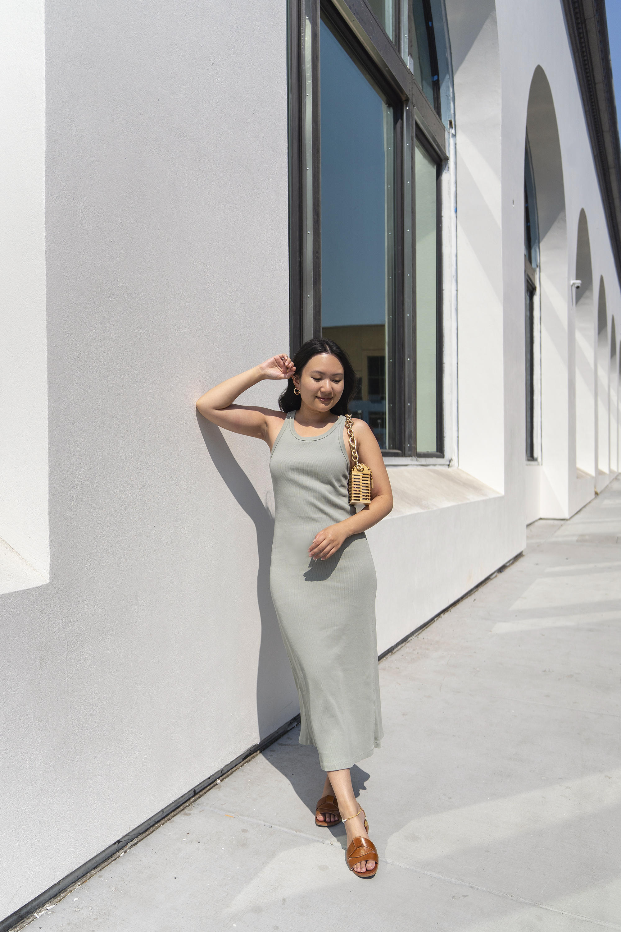 AMO Rib Tank Dress