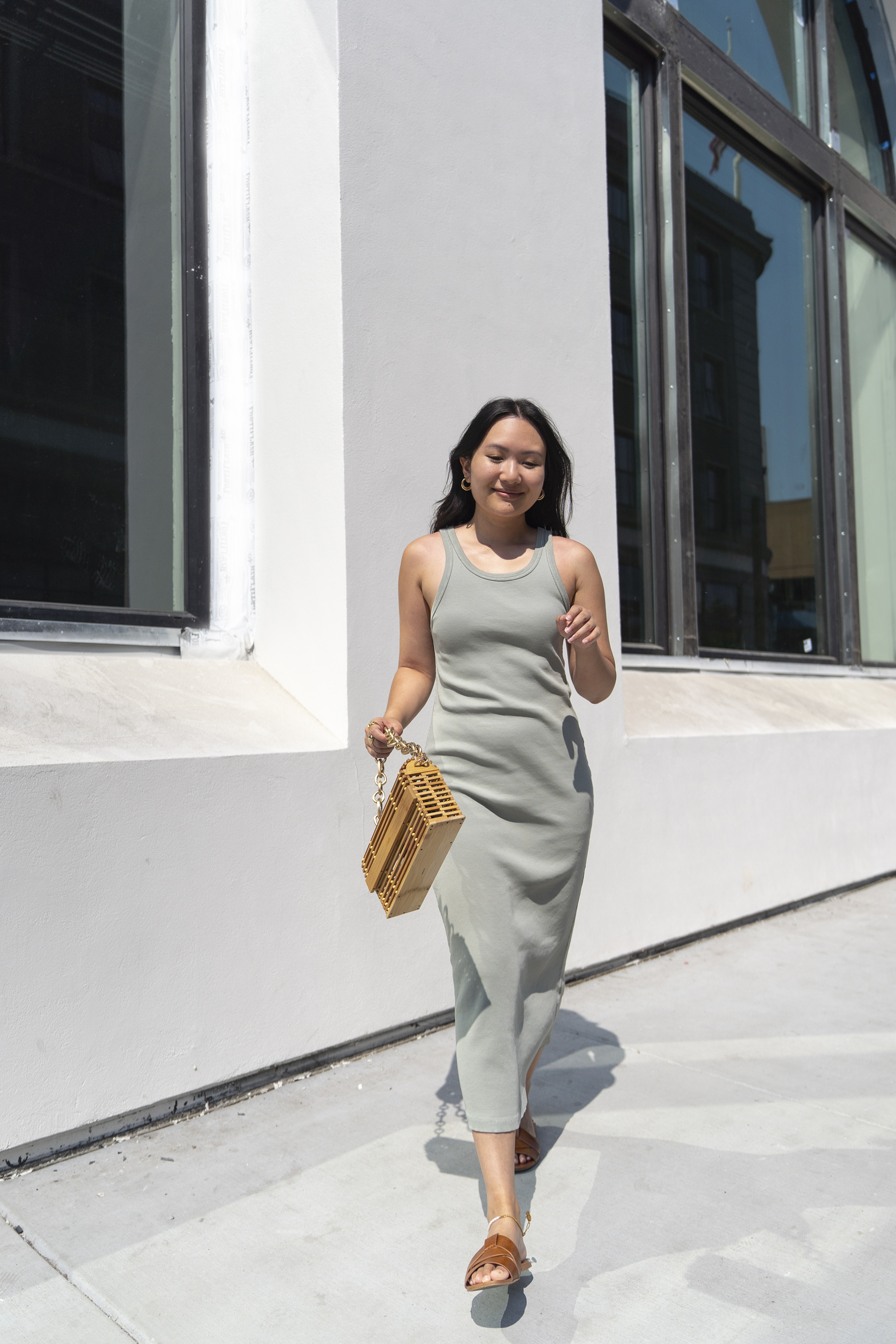 AMO Rib Tank Dress