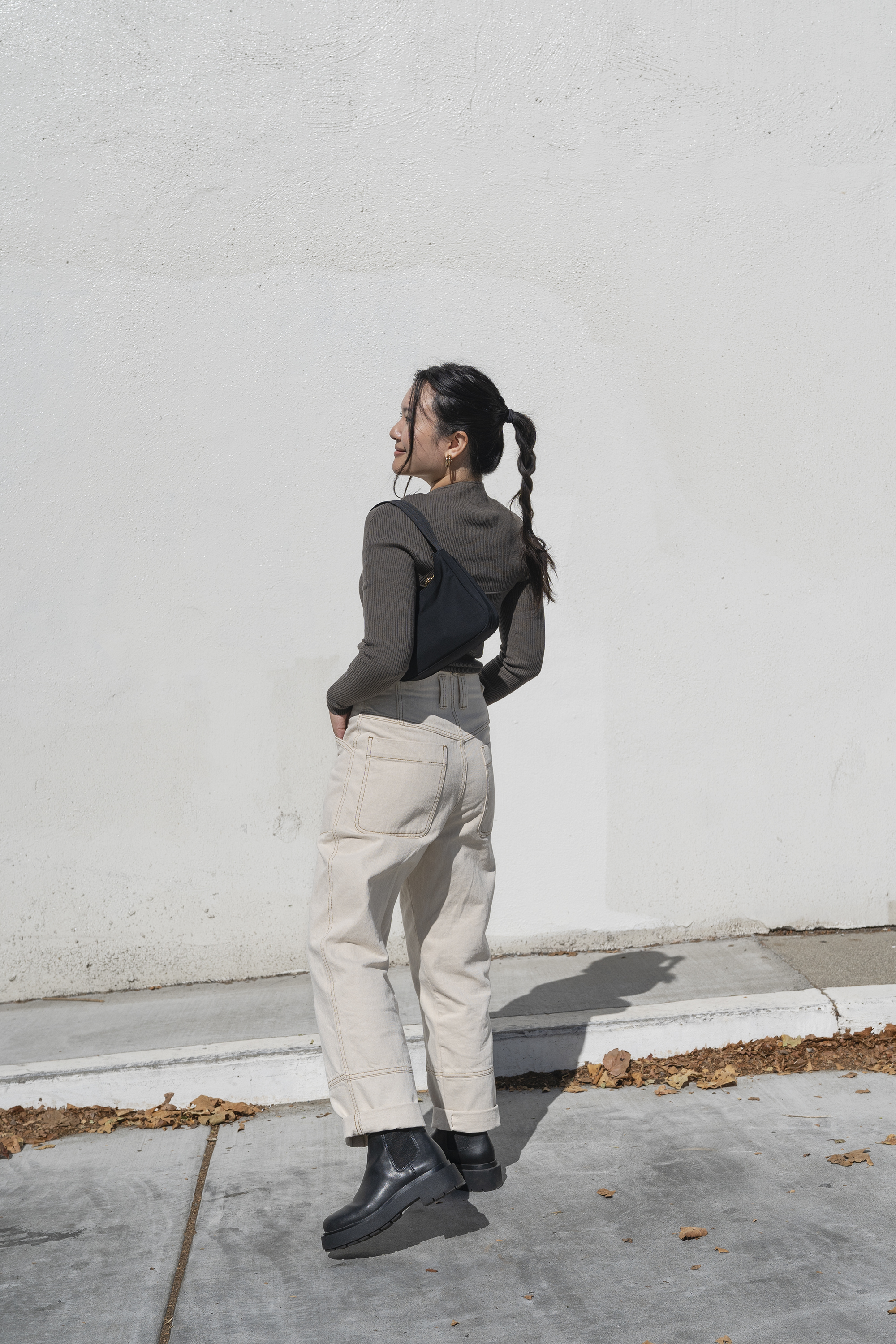 LVIR High Waist Twill Pants