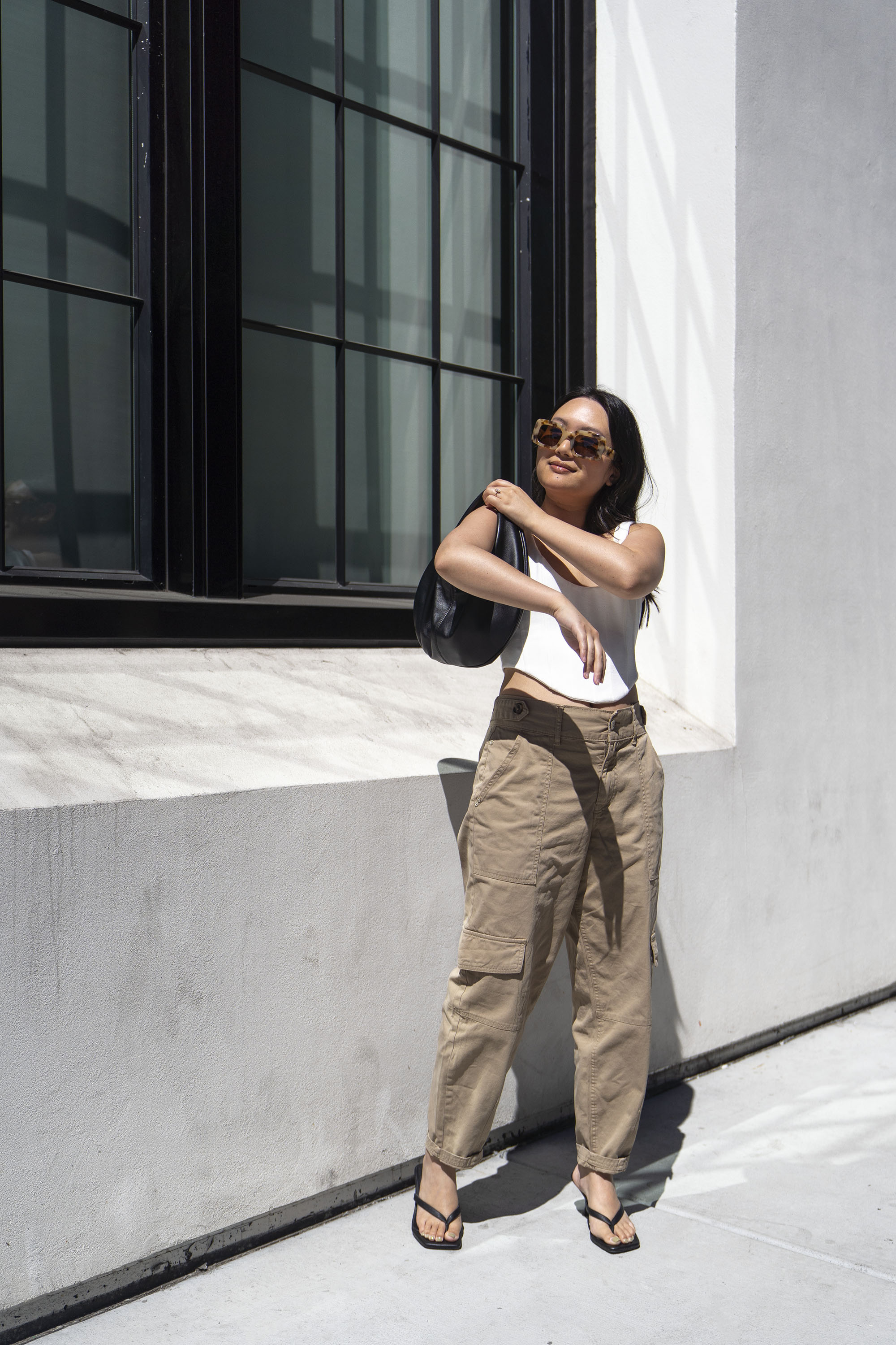 Cargo utility pants outfit